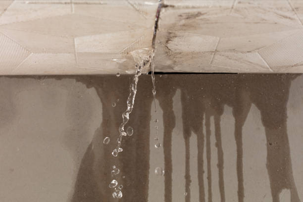 Professional Burst Pipe Cleanup technician working in Milton, NH